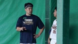 田中将大、移籍2年目・酒居に“熱血”アドバイス　合流3日目はキャッチボール調整