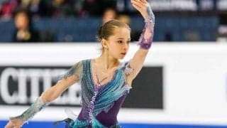 14歳ワリエワ、3A＆4回転連発で合計「269.44点」　参考記録も“世界最高”の衝撃演技