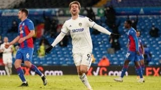 キャリア100ゴールを喜ぶリーズのバンフォード「時間はかかったが、到達できて良かった」