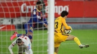 ゴールを許さずバルサ戦勝利に貢献したセビージャGK「前半の内容には満足」