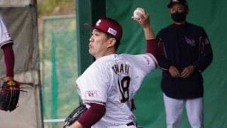田中将大、3度目ブルペン入りで今キャンプ最多73球　捕手石原に「ナイス、ストップ！」