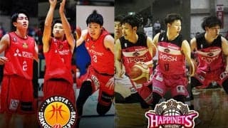 名古屋ダイヤモンドドルフィンズと秋田ノーザンハピネッツの一戦は、激しいボール争いがポイント