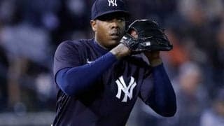 【MLB】剛腕チャップマンの凄すぎる肉体が話題　極太二の腕にファン「ビースト」