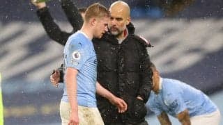 離脱中のデ・ブライネは来週復帰？ ペップは過去の二の舞を避けたい意向「リスクを冒したくはない」