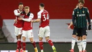 アーセナル、オーバの初ハットでリーズとの打ち合い制す!　4戦ぶり白星でベンフィカ＆シティ戦へ弾み《プレミアリーグ》