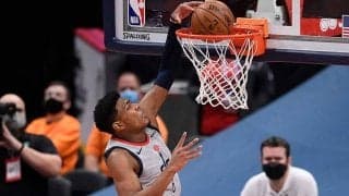 【NBA】八村塁、ダンク4発15得点　攻守に渡る奮闘をエースも絶賛「彼はもの凄く成長した」