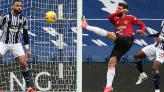 ジダンのCL決勝弾の再現！？B・フェルナンデスの鮮やかな左足ボレーにファンが沸く