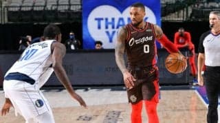 代名詞のロング3ポイントシュートでブレイザーズに勝利をもたらしたデイミアン・リラード「僕はMVPレベル」