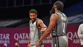 機能し始めたネッツの『ビッグ3』、カイリー・アービングはジェームズ・ハーデンに「君がポイントガードだ」