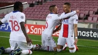 バルサ カンプ・ノウでまさかの4失点、エムバペのハットでPSGが1stレグを制する