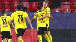 ハーランド2G1Aと爆発のドルトムントが敵地で逆転先勝!　8戦ぶり失点のセビージャは終盤の粘りで2ndレグに望みつなぐ《CL》