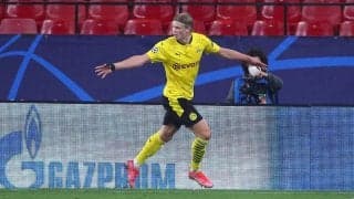 同世代ムバッペの活躍を意識するハーランド「彼のカンプ・ノウでのハットが刺激をくれた」