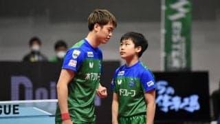 13歳・松島輝空、Tリーグ初勝利　木下マイスター東京はファイナル進出決定