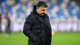 3分間に2失点で完敗のナポリ、ガットゥーゾ監督は嘆き節「リードされると落ち込んでしまう」