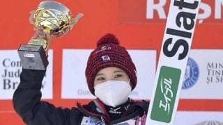 高梨沙羅が「更なる壁突き破る」　W杯60勝を独メディア絶賛「総合V争いも一騎打ちに」