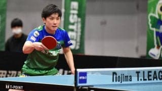 張本智和、前日ストレート負けの英田にリベンジ　指揮官から「お前ならできる」