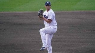 燕ドラ1木澤、バットへし折った　楽天相手に最速151キロ、2回無失点デビュー