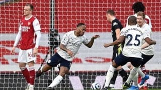 開始約1分半のスターリング弾が決勝点!　シティがアーセナル退けて公式戦18連勝!《プレミアリーグ》