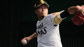 ソフトバンク千賀、復帰へ着々　初めて捕手座らせて剛球45球