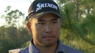 松山英樹、体調万全とはいかずとも「一日しっかり練習が出来ました」