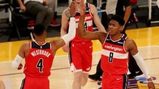 レブロンやレナード、強敵とのマッチアップが続く八村…ウェストブルック「よくやっていると思う」