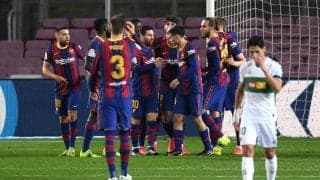 後半に3発、メッシのドブレーテでバルセロナがエルチェに快勝《ラ・リーガ》