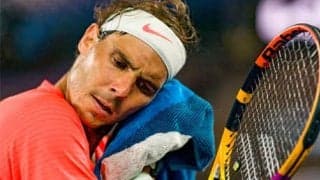  ナダル 背中の負傷で欠場 