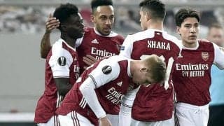 アーセナルがベンフィカとの接戦を劇的に制して16強入り!　サカのお膳立てからオーバメヤンが殊勲の2発!《EL》