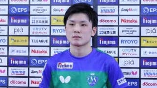 張本智和「自分が優勝まで持っていきたかった」更なるレベルアップ誓う