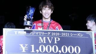 琉球・吉村真晴、シーズンMVP受賞　賞金100万円の使い道は“後輩”と“沖縄”