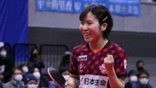 平野美宇、大激戦制す　勝負の行方はビクトリーマッチへ＜Tリーグファイナル女子＞