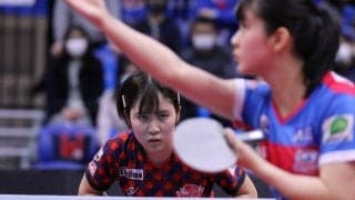 平野美宇「Tリーグを通して強くなれた」 単複2勝で日本生命3連覇に貢献