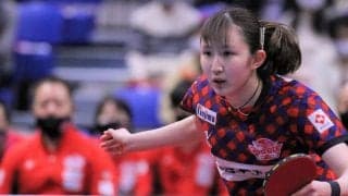 日本生命の3連覇決めた早田ひな「恩返しができたかな」 シーズンMVPも受賞