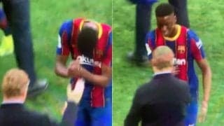 メッシの得点アシストのバルサ18歳 クーマンに畏敬の念を抱く