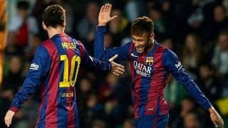 スーパースター同士の阿吽の呼吸！ネイマールとの鮮やかな崩しにメッシも満面の笑み/2014-15【チーム・ゴールズ】