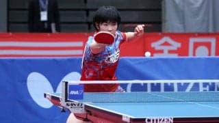 16歳・木原美悠、同世代の五輪韓国代表に完封勝利＜卓球・WTTコンテンダードーハ＞
