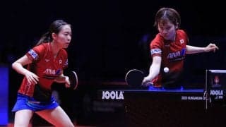 石川佳純/平野美宇ペア、初戦突破　 “対話”で苦しい状況を打破＜卓球・WTTコンテンダードーハ＞