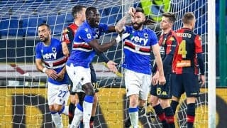 吉田不出場のジェノヴァ・ダービーは譲らずドロー《セリエA》