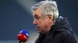 トップ4まで1ポイント差のエバートン、アンチェロッティはチームに満足「本当に良い気分」