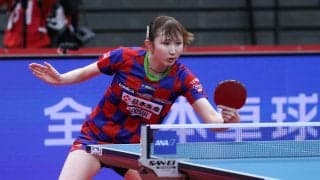 激戦制した早田ひな、準決勝は木原美悠と日本勢対決＜卓球・WTTコンテンダードーハ＞
