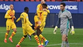 アルバのゴラッソに18歳の大器イライクスが初弾!　オサスナに競り勝ったバルサがマドリード2強にプレッシャー《ラ・リーガ》