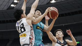 京都ハンナリーズが年に1度の三重開催で勝ち星を獲得、三遠ネオフェニックスにリベンジ成功