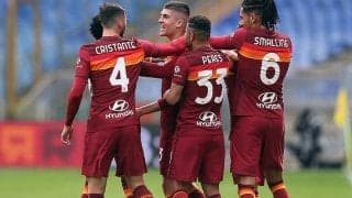 ローマがジェノアにウノゼロで暫定4位浮上!　マンチーニ豪快弾で格下相手に2連勝《セリエA》