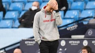 連勝記録終止符のペップ「負けたからニュースになるだろうね。しかし…」