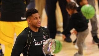 大差で勝利したチーム・レブロン…シュートをすべて決めたヤニス・アデトクンボがコービー・ブライアントMVP賞を受賞