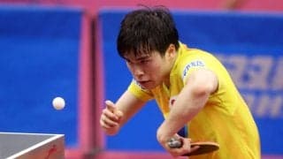 森薗政崇、初戦快勝　得意のバックハンド光る＜卓球・WTTスターコンテンダー ドーハ＞