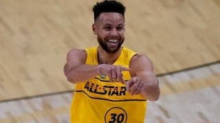 【NBA】191cmカリーが宙を舞う　美アリウープに米ファン魅了「小さい男が飛んだ」「凄いな」