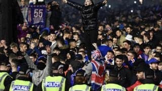 騒ぎ過ぎた結果「全く敬意を払っていない」と大非難…10年ぶり優勝のレンジャーズサポの行動が問題に