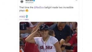 【MLB】金髪女性が好捕　観客守ったボールガールに米再脚光「彼女と契約しろ」「拍手ものだ」