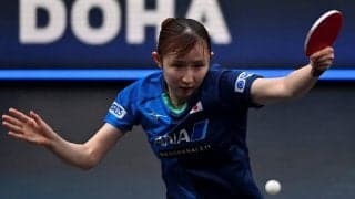 前回大会準V・早田ひな、16強入り　15歳の韓国選手下す＜卓球 WTTスターコンテンダードーハ＞